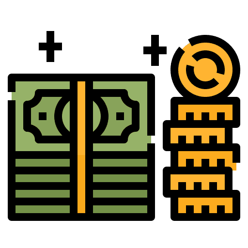Money budget investment business and finance icon