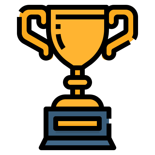 Trophy trophy award sports and competition icon