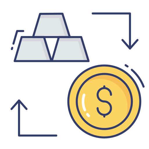 Gold ingots gold ingots money business and finance icon