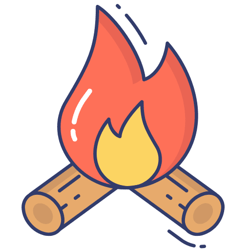 Firewood wood flame firewood icon