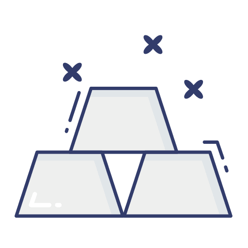 Gold stack wealthy gold stack ingots icon