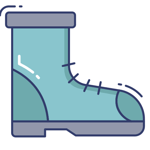 Boot shoes clothes footwear protection icon