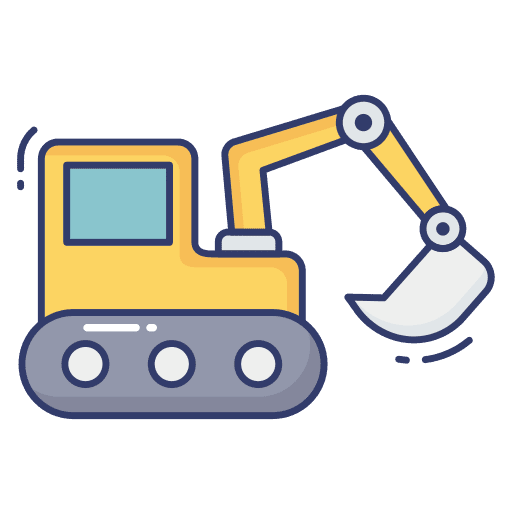 Crane truck transportation construction and tools crane truck icon