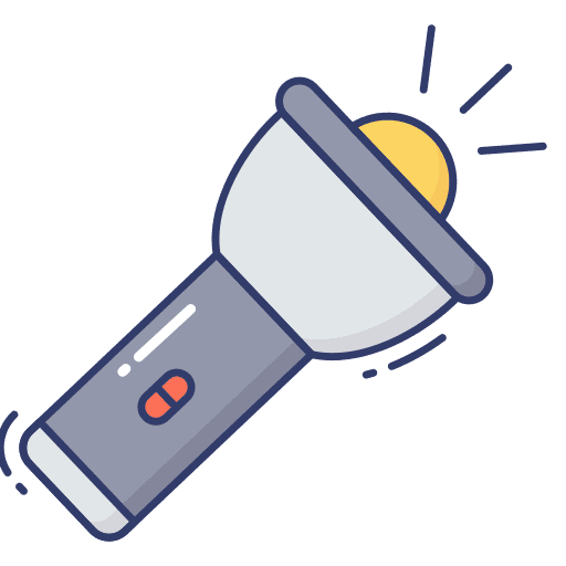 Torch torch flashlight electronics icon
