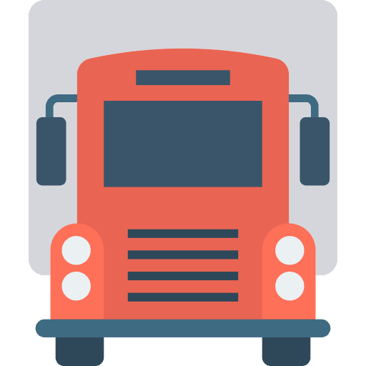 Delivery truck transportation transport lorry icon