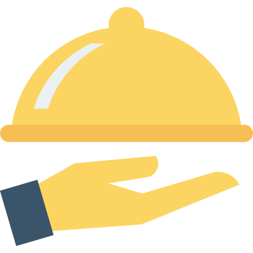 Dish food and restaurant dish serving dish icon