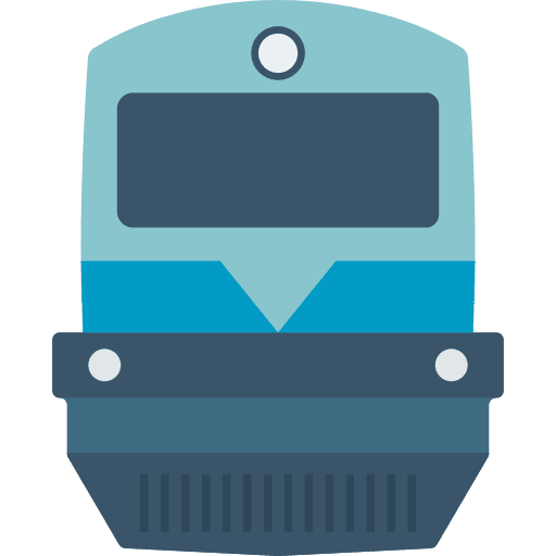 Train transport mrt travel icon