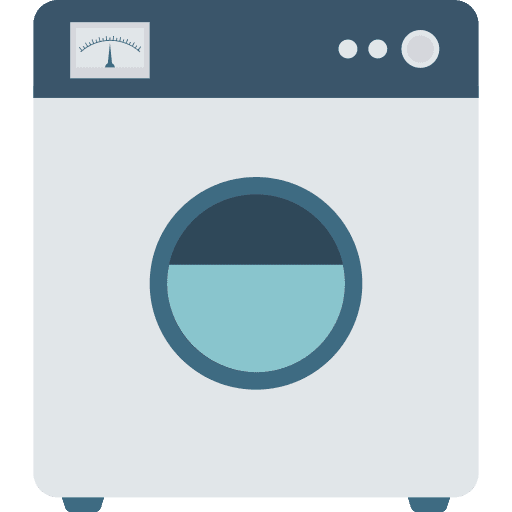 Washing machine clean household laundry icon