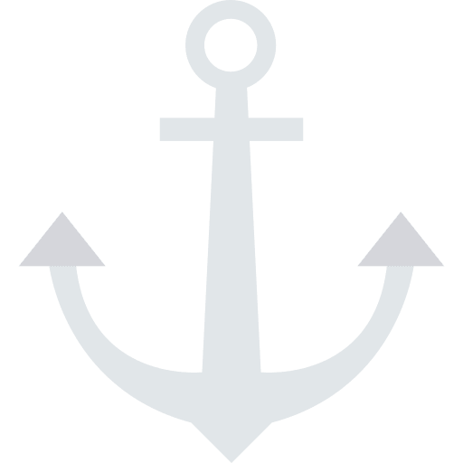 Anchor ship transportation anchor icon