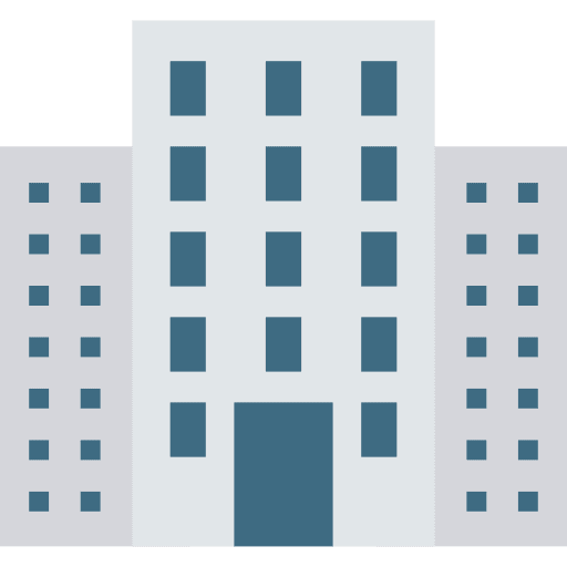 Building flat building apartment icon
