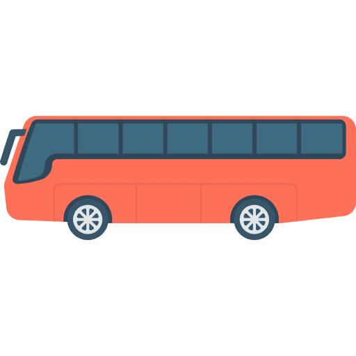 Bus bus transportation vehicle icon