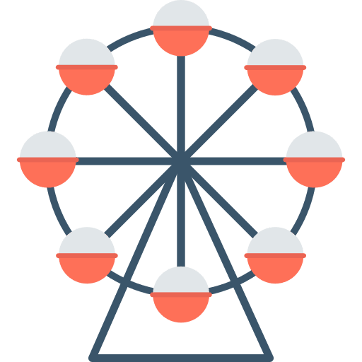 Ferris wheel ferris wheel amusement entertainment icon