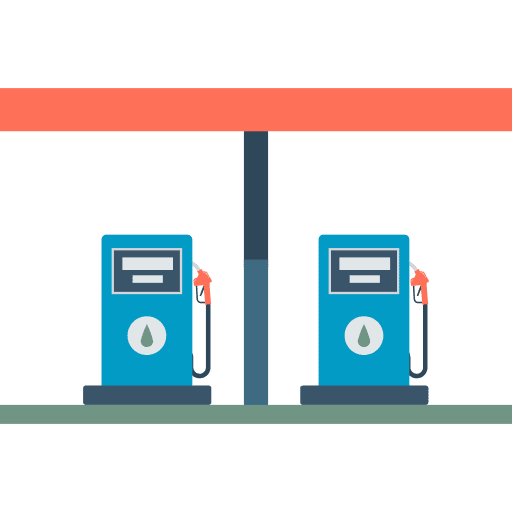 Gas station station gas station fuel icon