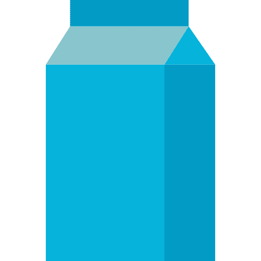 Milk box breakfast drink beverage icon