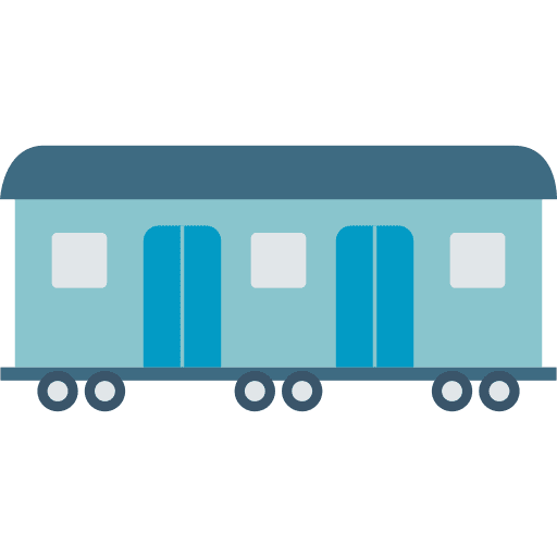 Train rail transportation train icon