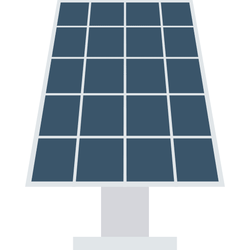 Energy power electricity solar panel icon