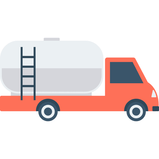 Oil tanker transport transportation vehicle icon