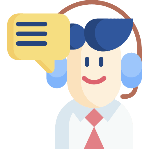 Customer support customer service telemarketer user icon