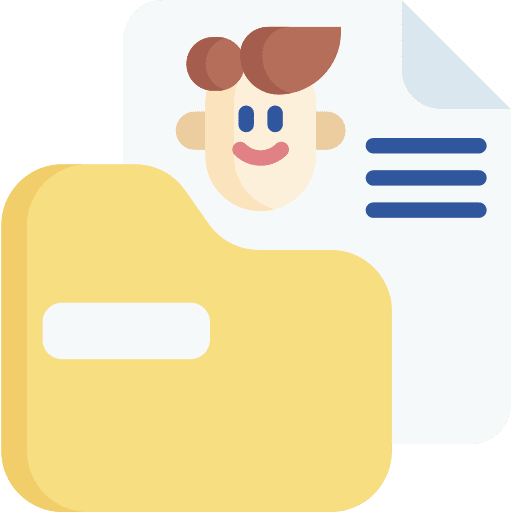 Personal information file personal information ui icon