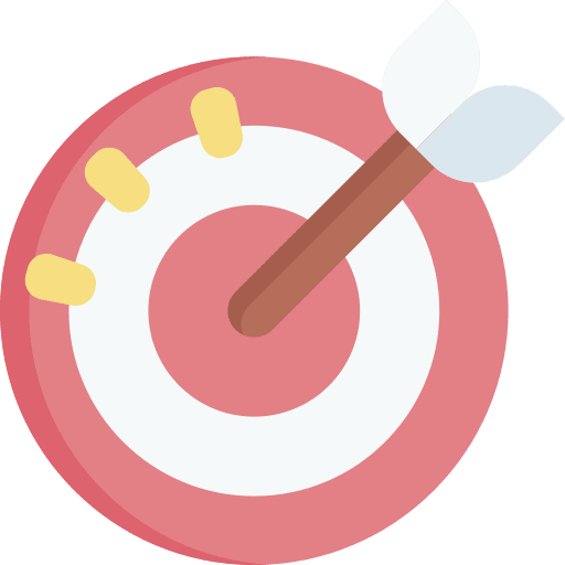 Target subject challenge finance icon