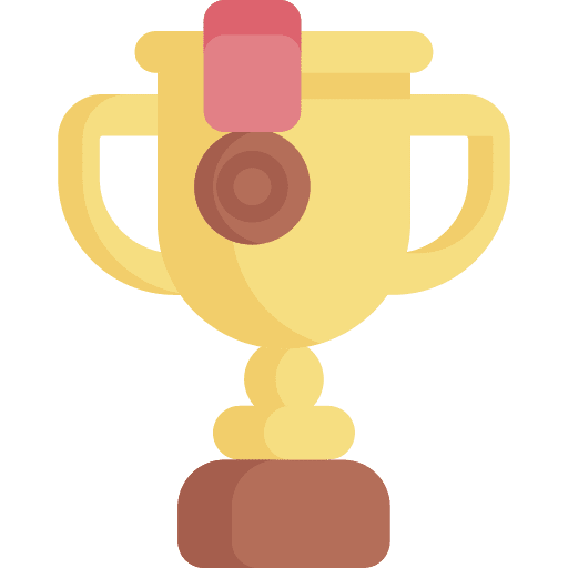 Achievement prize award winner icon