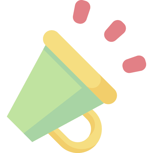 Megaphone speaker marketing loud icon