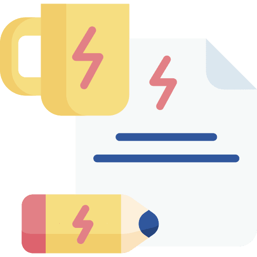 Branding file mug marketing icon