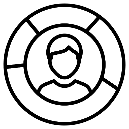 Diagram chart diagram user icon