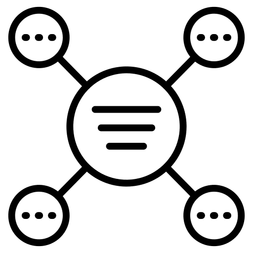 Network share connector communications icon