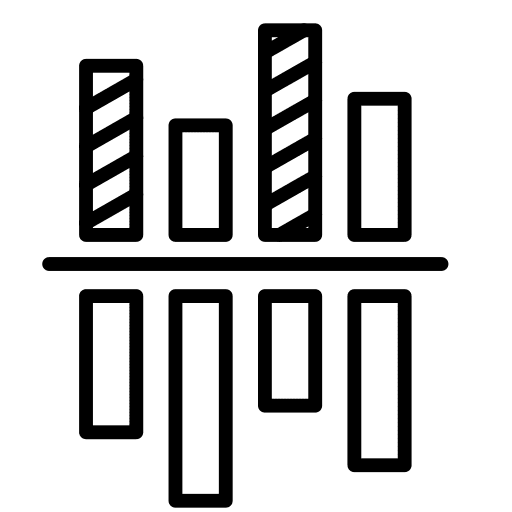 Bar chart chart graphic business icon