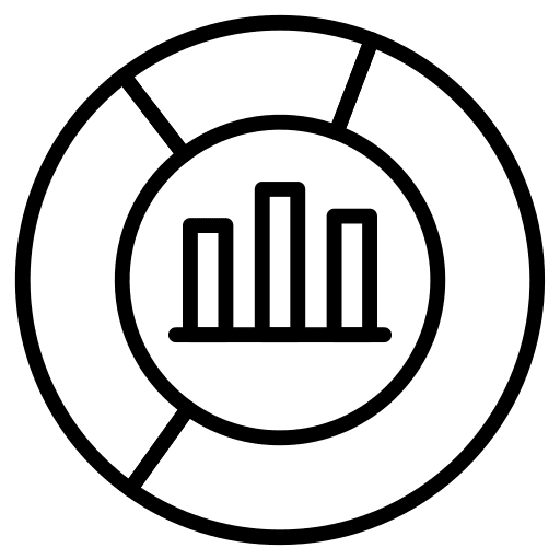 Diagram analytics business and finance graph icon