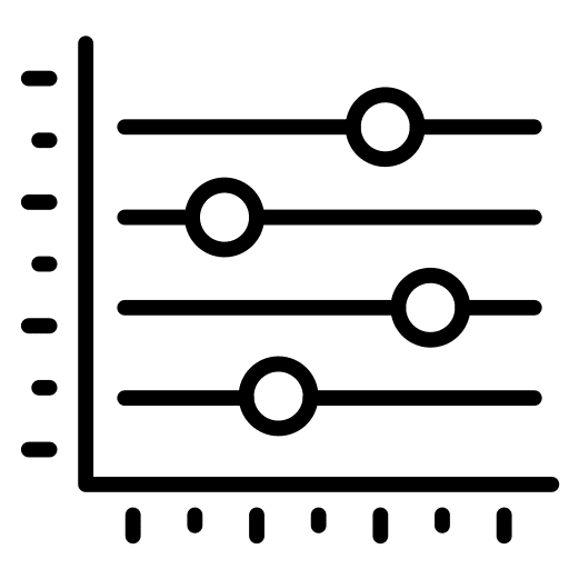 Graph business and finance graphic graph icon