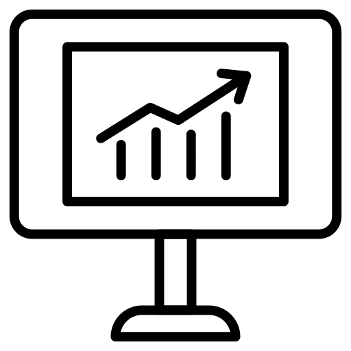 Presentation presentation report business and finance icon