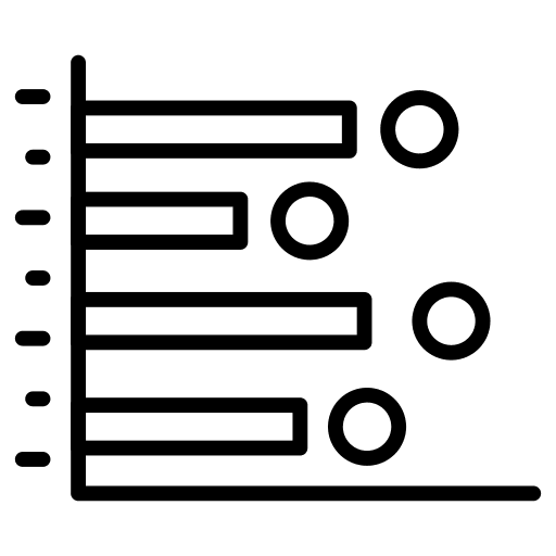 Graph business and finance info chart icon