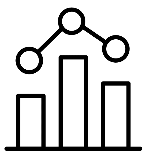 Graph statistics chart info icon