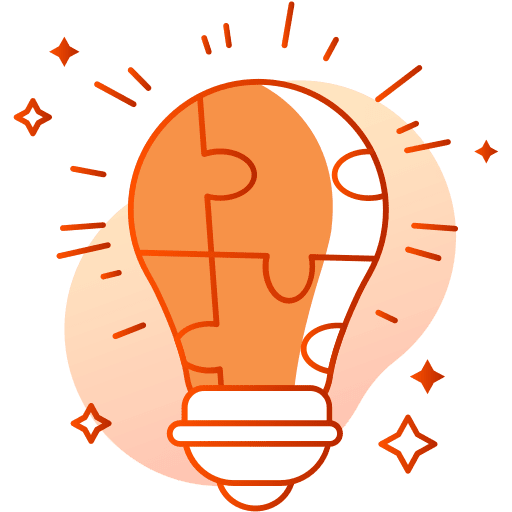 Creative business idea creative idea brainstorming icon