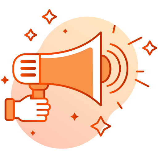 Public relations reach public relation social media marketing icon