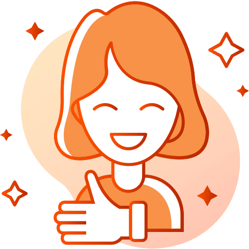 Customer ppc user happy face icon