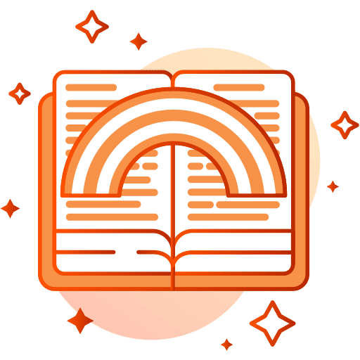 Storytelling education story open book icon