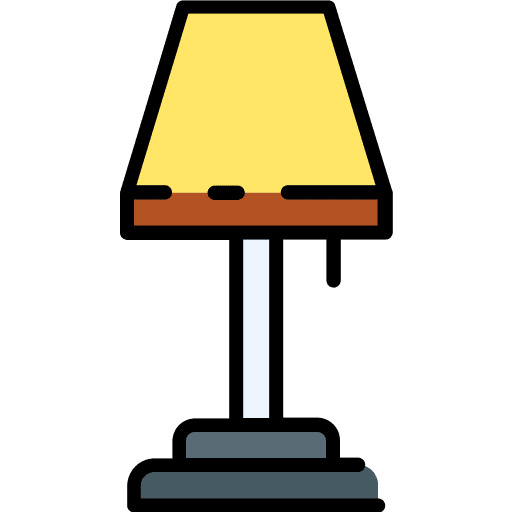 Lamp interior design lamp bedroom icon