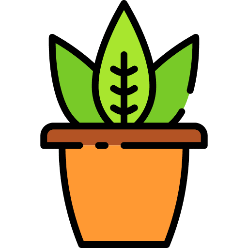 Plant pot farming and gardening nature gardening icon