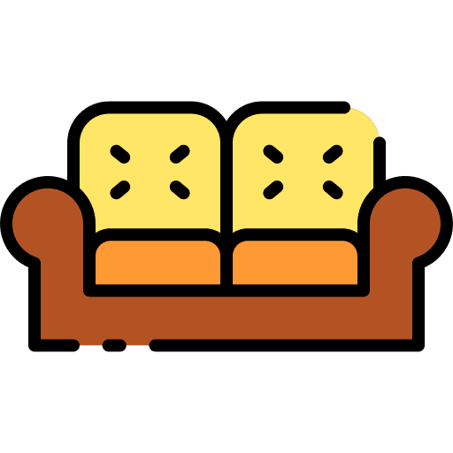 Sofa relax rest couch icon