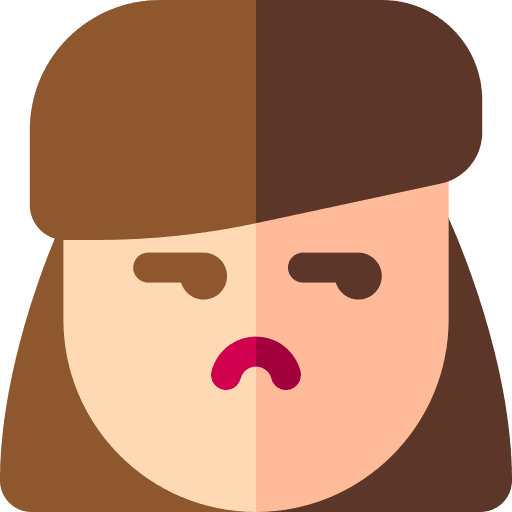 Annoyed anger caucasian angry icon