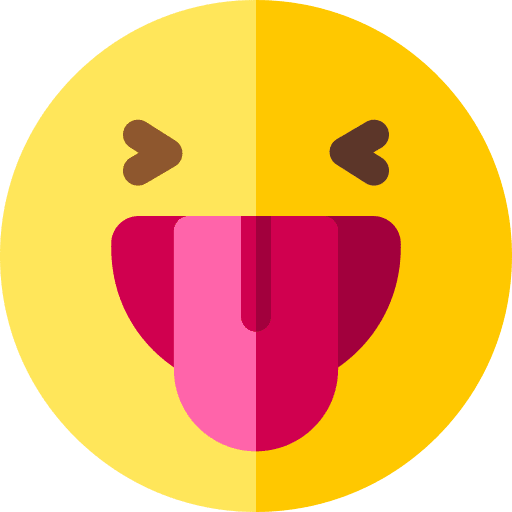 Tongue out emoji emoticon expression icon