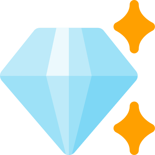 Diamond luxury value diamond icon