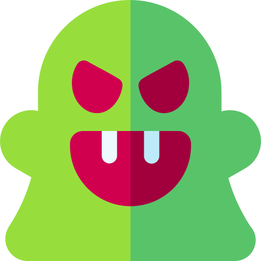 Ghost scary fear nightmare icon