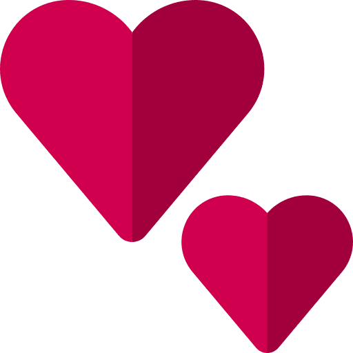 Love shape relationship love icon