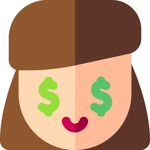 Money girl emoji money icon