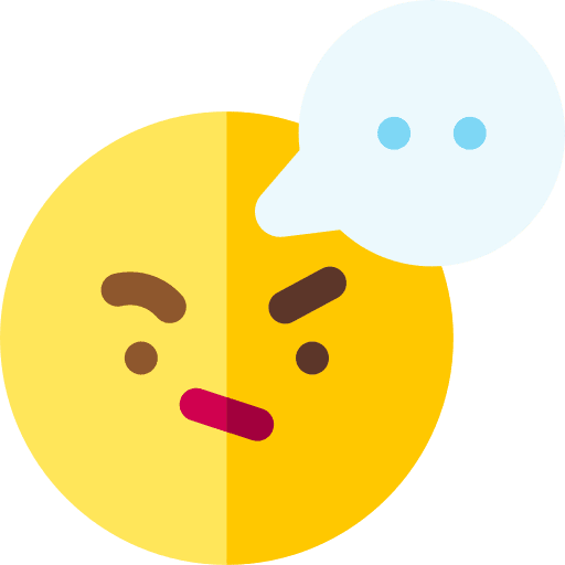 Thinking feeling expression emoji icon