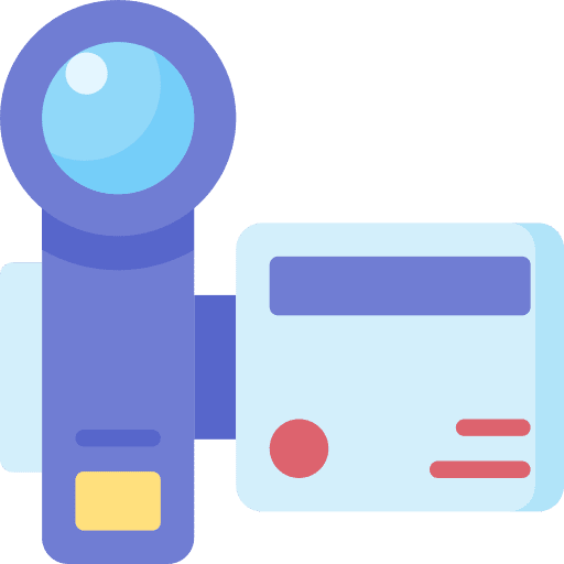 Camcorder technology camcorder video camera icon